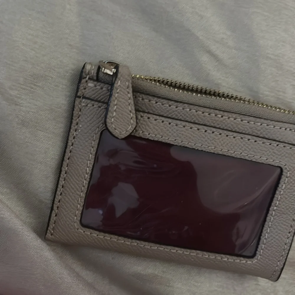 Coach Brown Leather Wristlet and Card Holder Set Bundle - Picture 12 of 13